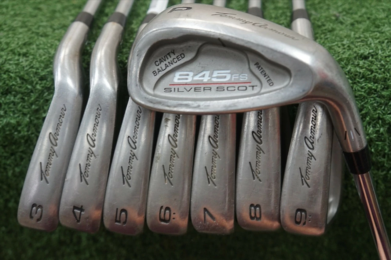 Tommy Armour 845Fs Steel Iron Set Stiff Flex Irons 3-Pw 0270553 Used Right Hand