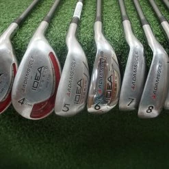 Adams Idea A2Os Graphite Iron Set Regular Flex 3-Pw Irons 283955 Good Used Golf