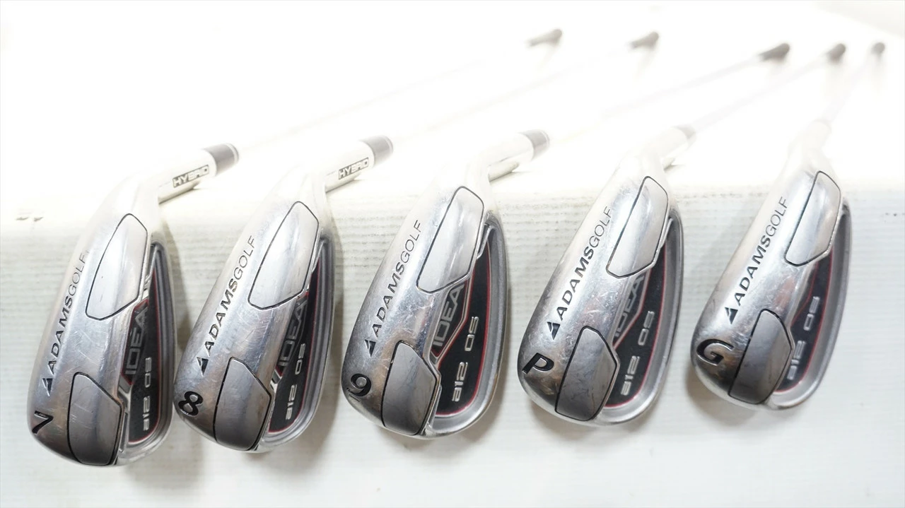 Adams Idea A12 Os Iron Set 7-Pw, Gw Regular Flex Steel 0604146 Good
