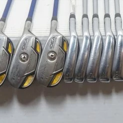 Adams Idea Pro Gold Iron Set 2-4H 5-Pw Stiff Flex Steel 0604804 Good