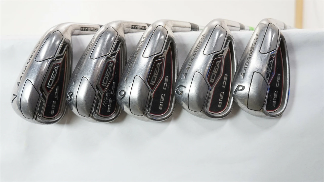 Adams Idea A12 Os Iron Set 7-Pw, Gw Regular Flex True Temper Steel 0651523 Good