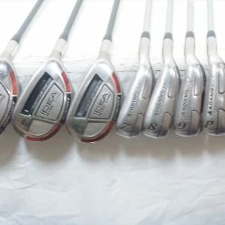 Adams Idea A12 Os Combo Iron Set 4-6H 7-Pw, Gw Regular Flex Steel 0886861 Good