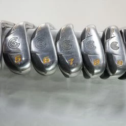 Cleveland Hi-Bore Xli Iron Set 4-Pw Stiff Flex Steel 0897786 Good Left Hand Lh