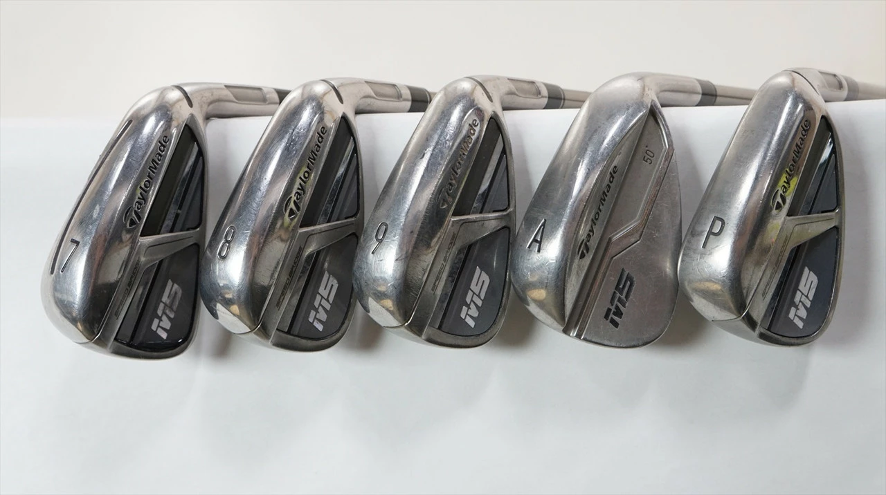 Taylormade M5 Iron Set 7-Pw, Gw Regular Flex Recoil Es 460 Graphite 0898001 Good