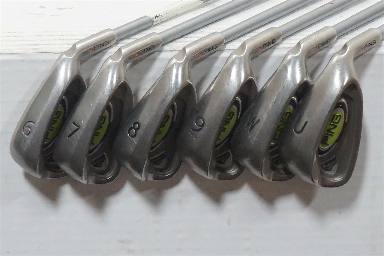 Ping Rapture Orange Dot Iron Set 6-Pw, Uw Regular Tfc 909 Graphite 0908170 Good