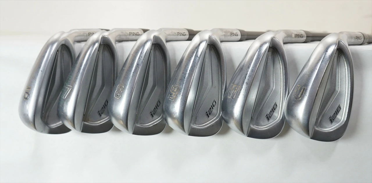 Ping I210 White Dot Iron Set 6-Pw, Uw Regular Paderson Kinetixx Graphite 0916934