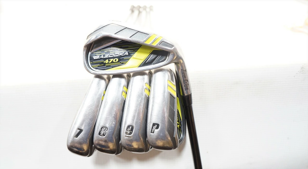 Tour Edge Bazooka 470 Iron Set 6-Pw Senior Flex Stock Graphite 0933000 Good