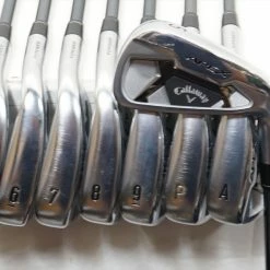 Callaway Apex 21 Iron Set 4-Pw, Aw Stiff Flex Recoil Graphite 0945921 Excellent