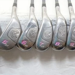 Cleveland Hi-Bore W-Series Iron Set 4-Pw Ladies Flex Graphite 0953575 Good