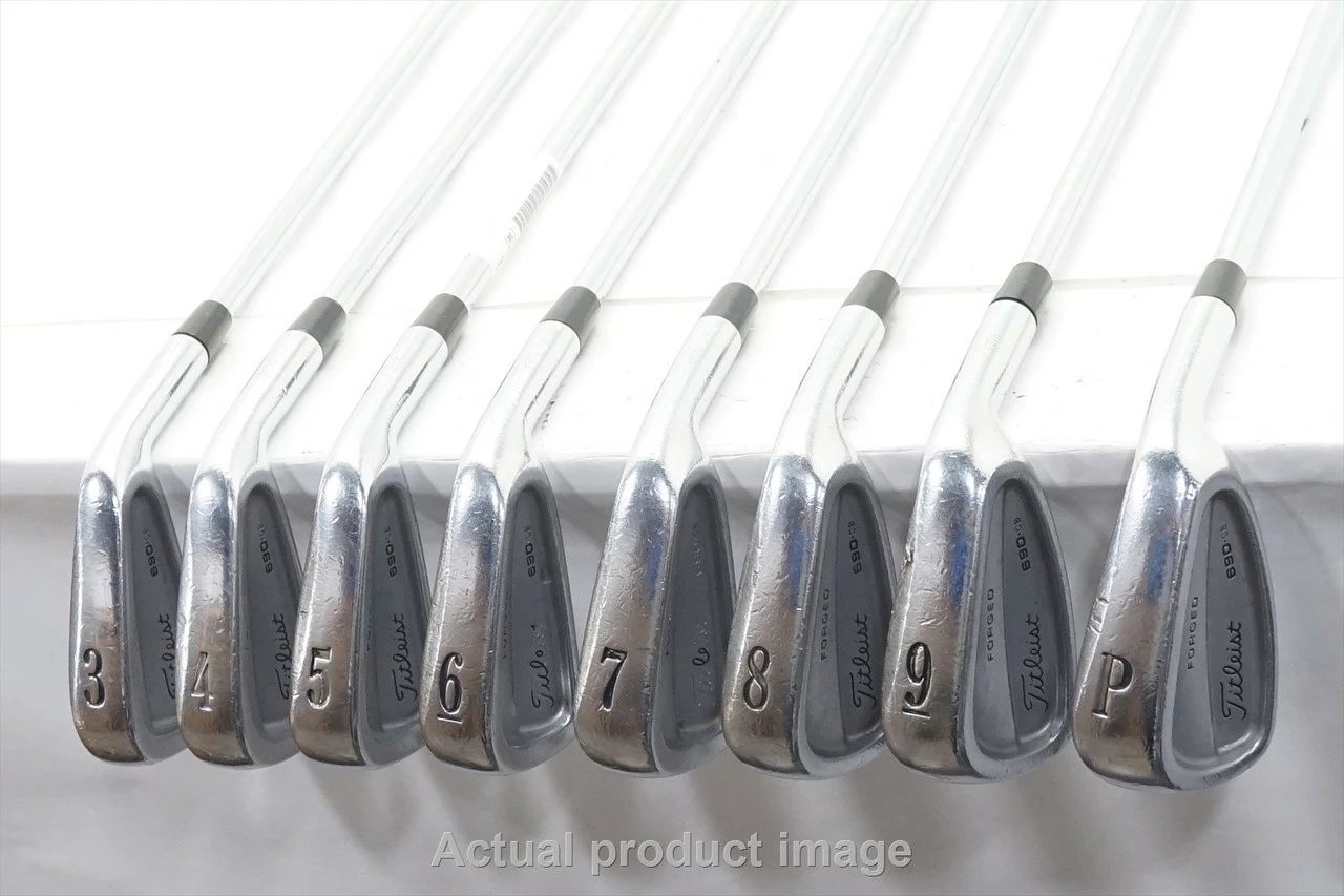 Titleist 690 Cb Forged Iron Set 3-Pw Stiff Flex Dynamic Gold Steel 0954061 Good