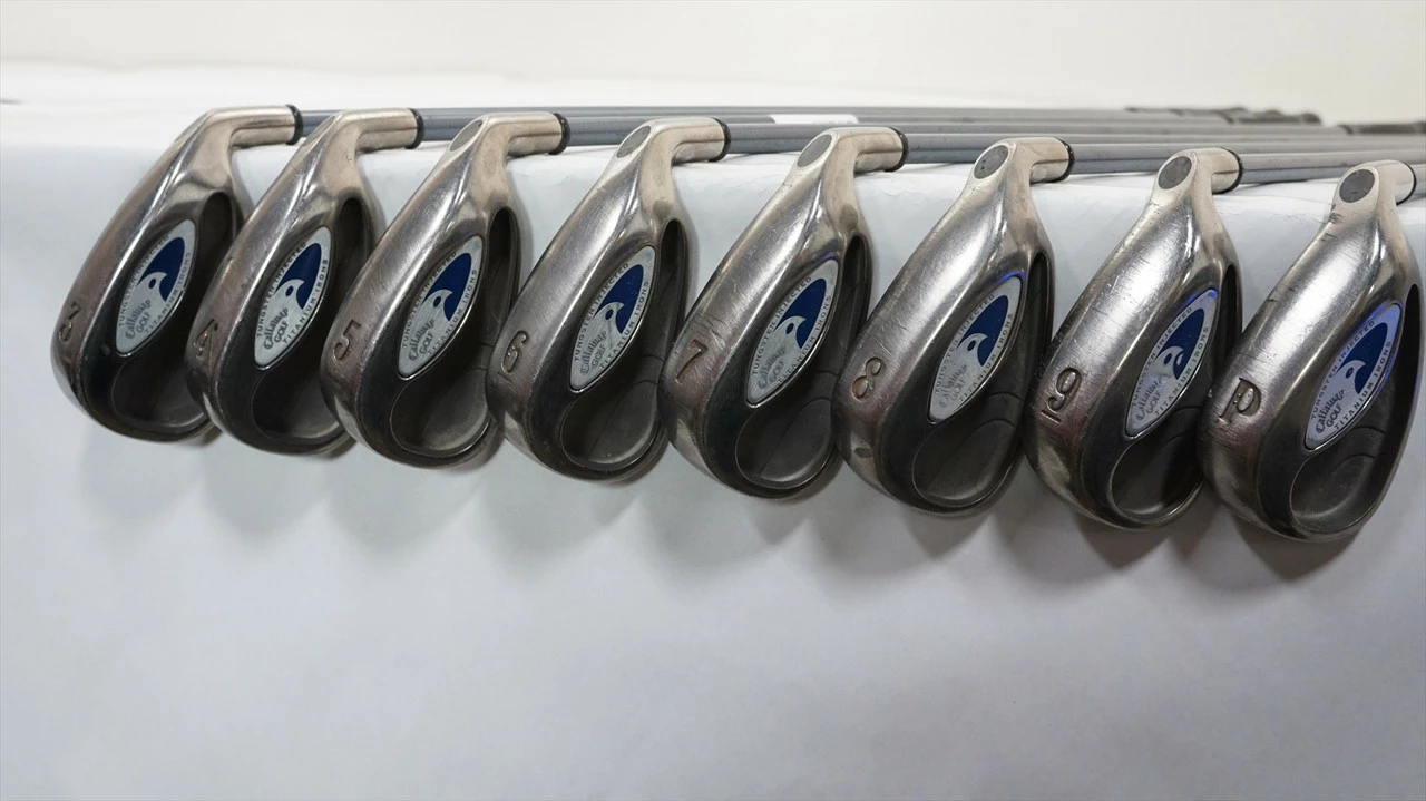 Callaway Hawk Eye Iron Set 3-Pw Regular Flex Graphite 0954331 Good