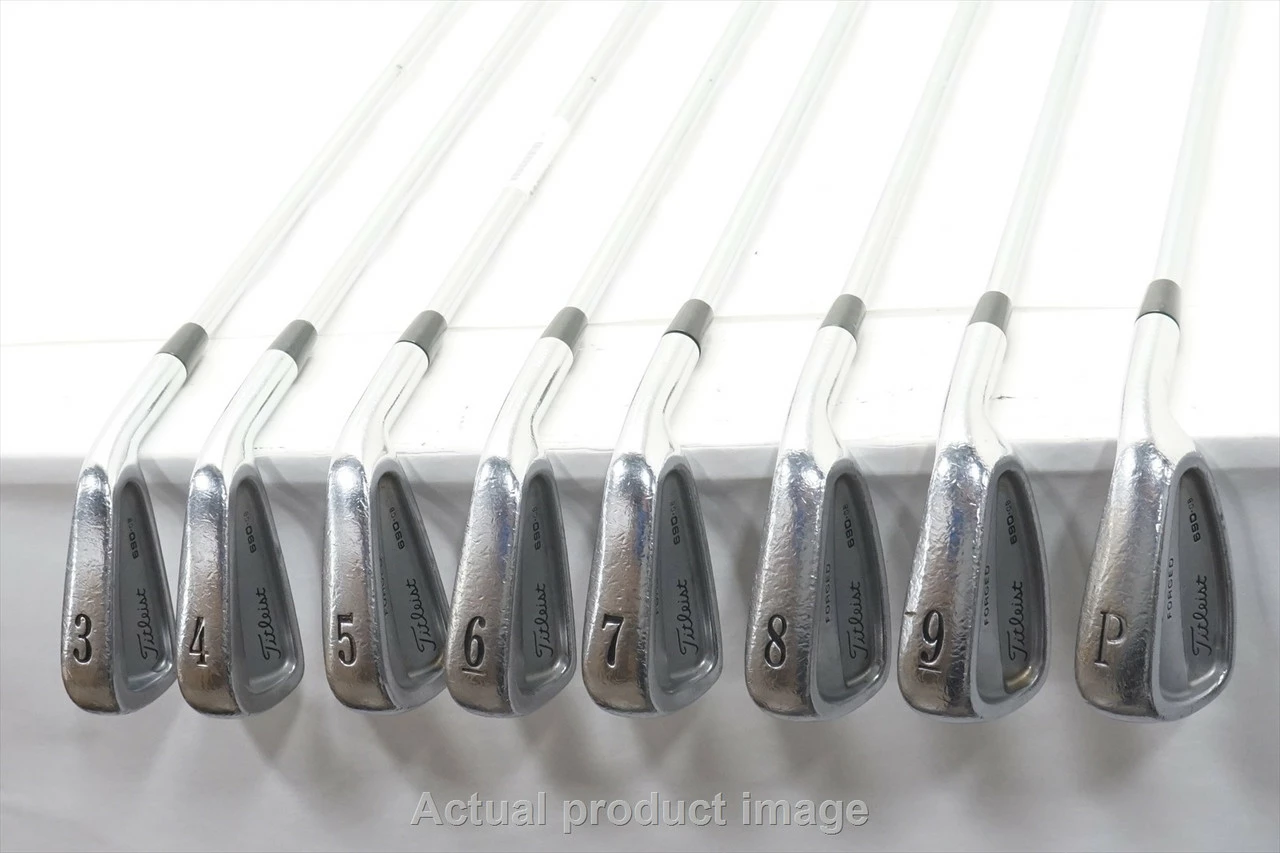 Titleist 690 Cb Forged Iron Set 3-Pw Stiff Flex Dynamic Gold Lite Steel 0955837