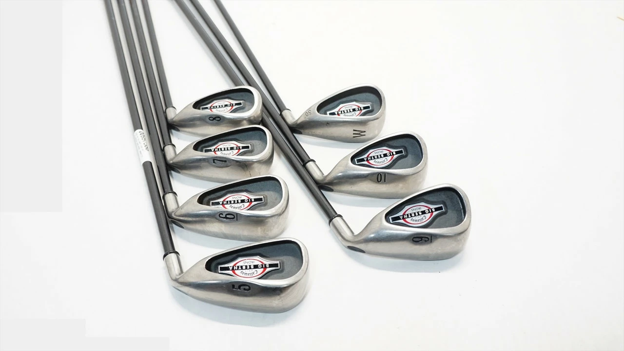Callaway Big Bertha 2002 Model Iron Set 5-Pw Firm Rch 75I Graphite 0957386 Good - Image 6