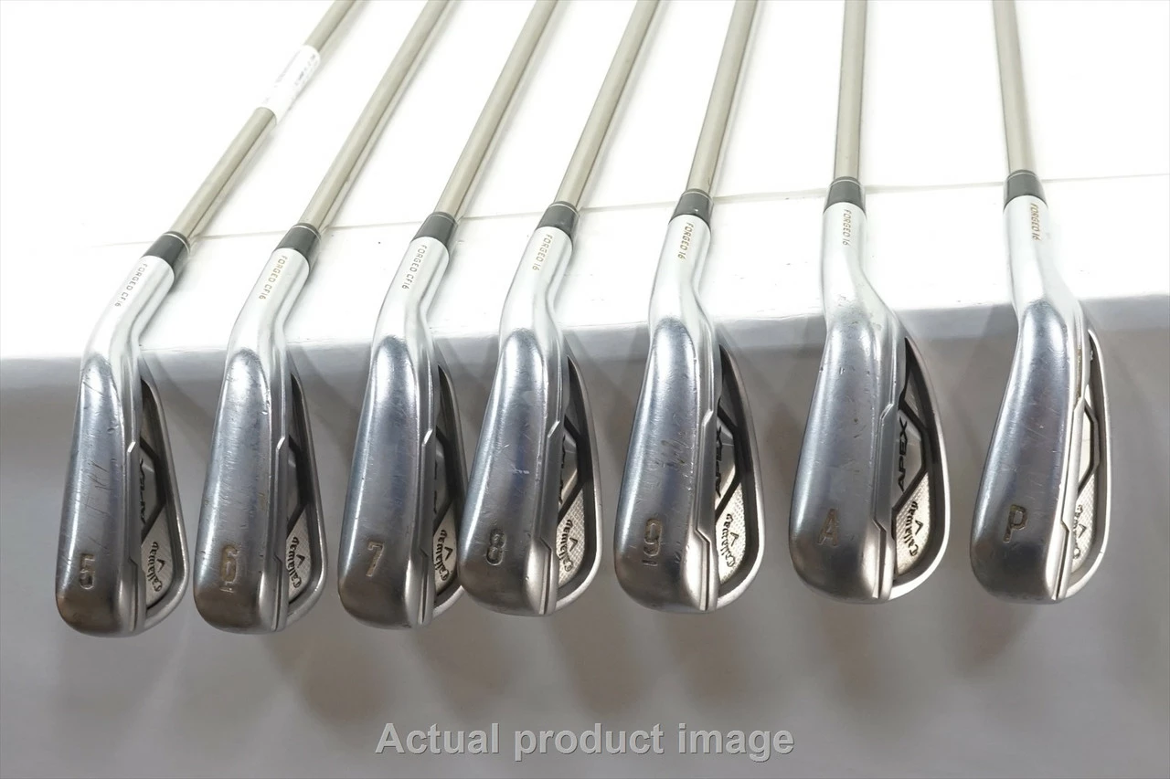 Callaway Apex Cf 16 Iron Set 5-Pw, Aw Stiff Flex Recoil 680 F4 Graphite 0964771