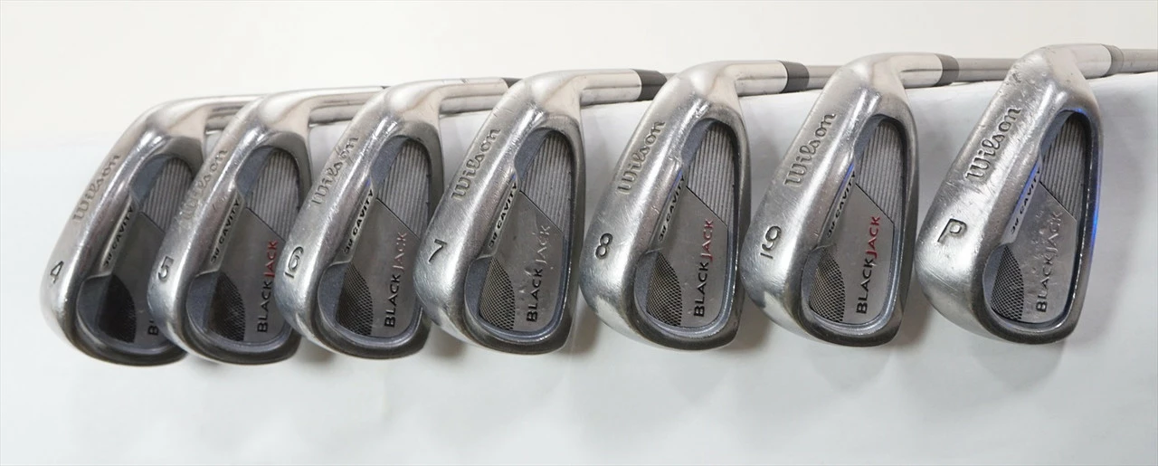 Wilson Black Jack Iron Set 4-Pw Regular Flex Steel 0965243 Good