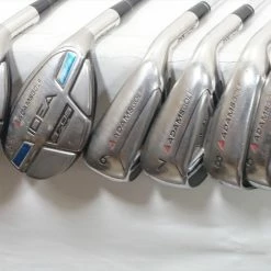 Adams Idea A7Os Combo Iron Set 4-5H 6-Pw Regular Flex Steel 0965618 Good