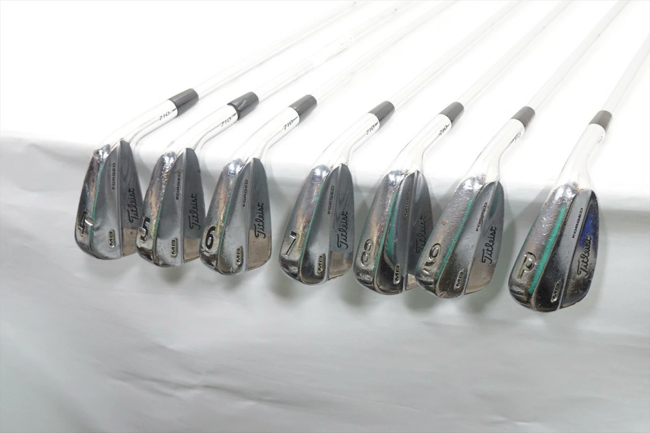 Titleist Mb 710 Iron Set 4-Pw Stiff Flex Dynamic Gold Steel 0968400 Fair