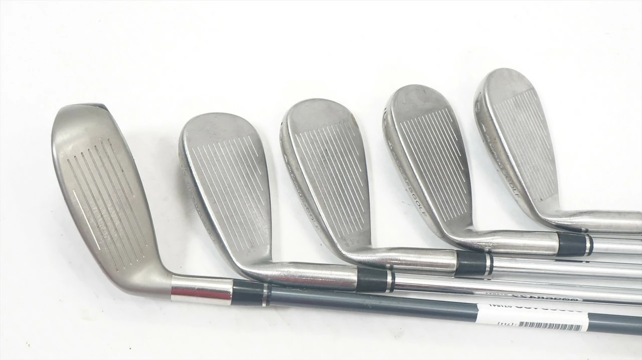 Adams Idea A12 Os Combo Iron Set 6H-Pw Stiff Flex Stock Steel 0968422 Good - Image 2
