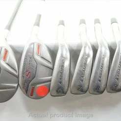 Adams Speedline Plus Combo Iron Set 4-5H 6-Pw Regular Flex Steel 0969035 Good
