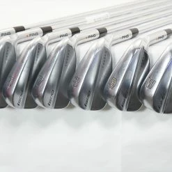 Ping I500 Iron Set 4-Pw, Uw Stiff Flex Nippon Ns Pro Steel 0970182 Good