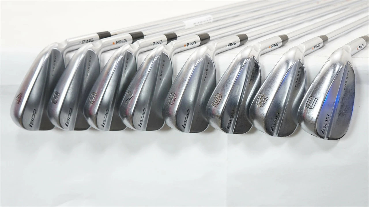 Ping I500 Iron Set 4-Pw, Uw Stiff Flex Nippon Ns Pro Steel 0970182 Good