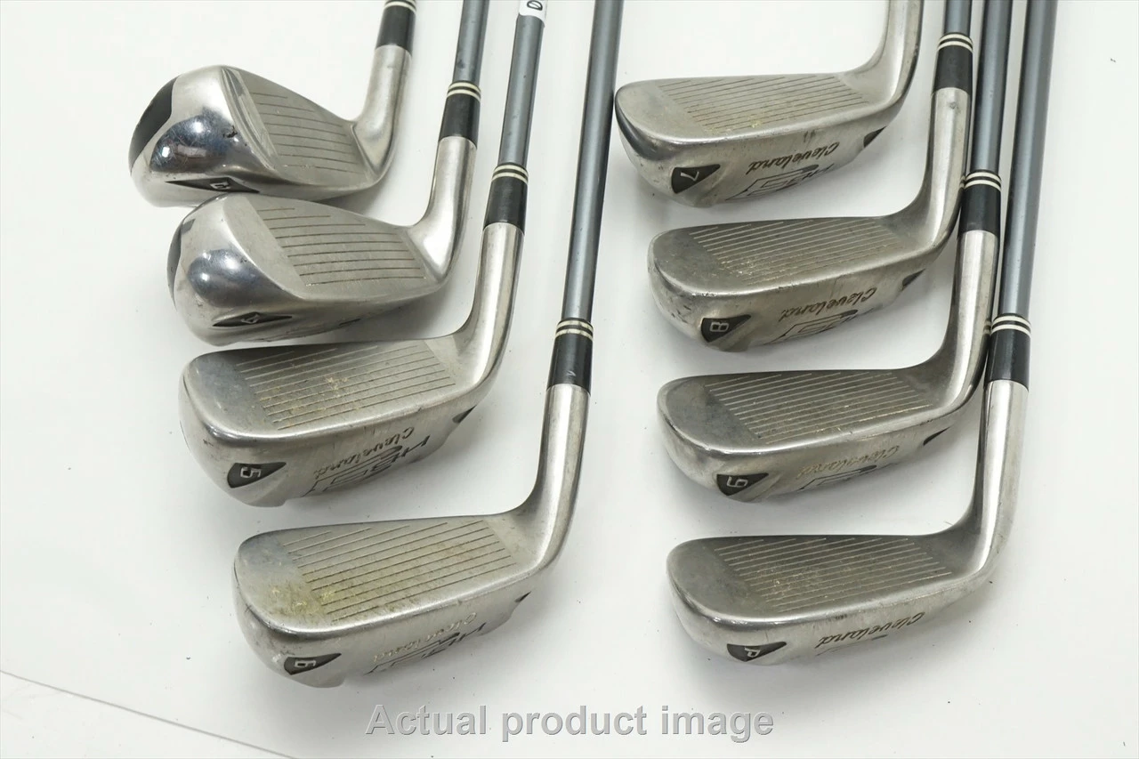 Cleveland Hb3 Iron Set 3-Pw Senior Flex Action Ultralite Graphite 0970383 Fair - Image 4
