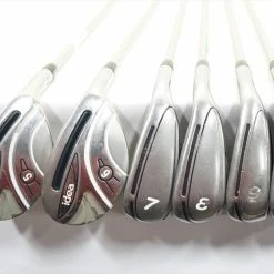Adams Idea Combo Iron Set 5-6H 7-Pw Ladies Flex Grafalloy Graphite 0971488 Good