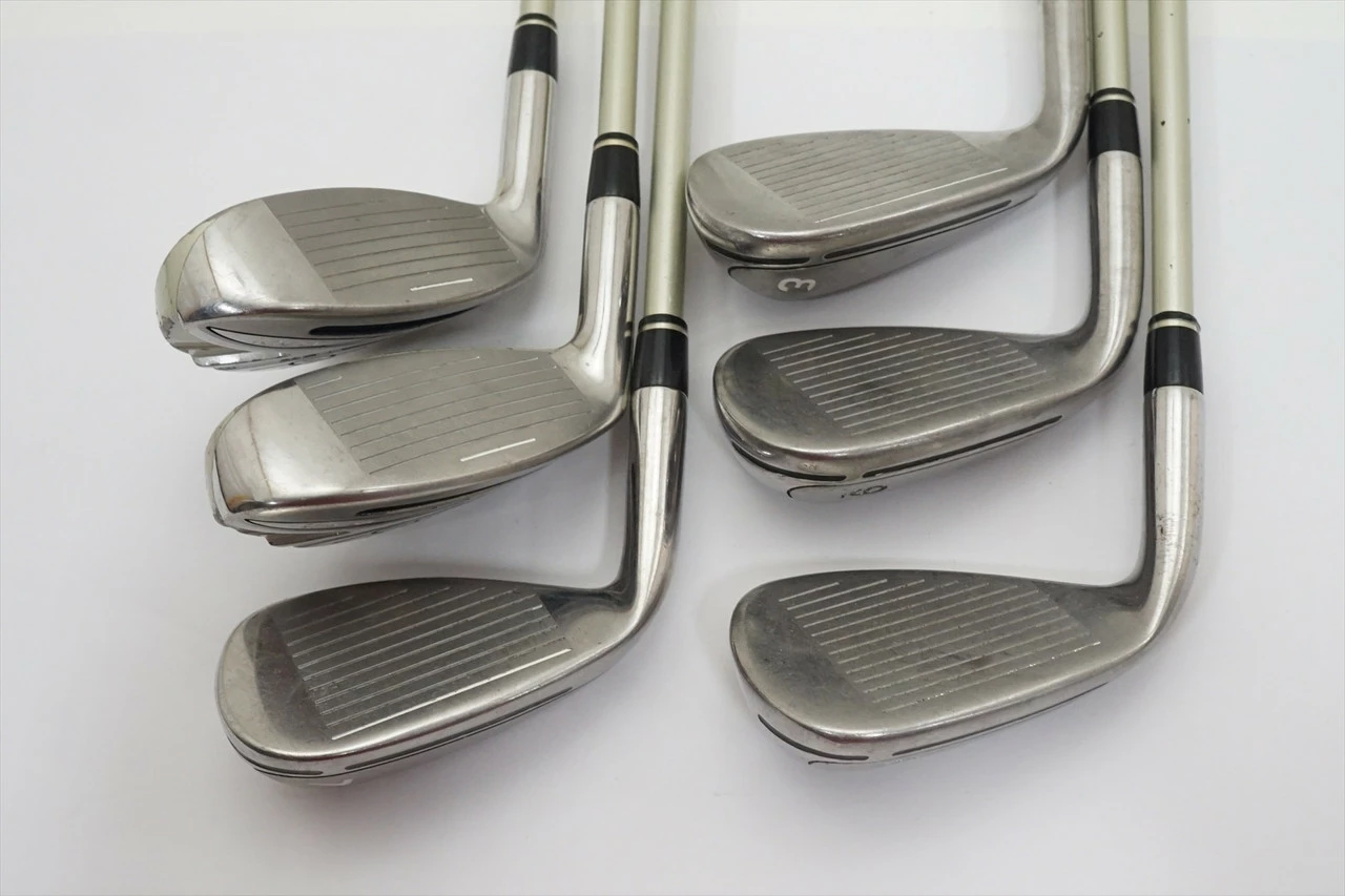Adams Idea Combo Iron Set 5-6H 7-Pw Ladies Flex Grafalloy Graphite 0971488 Good - Image 3