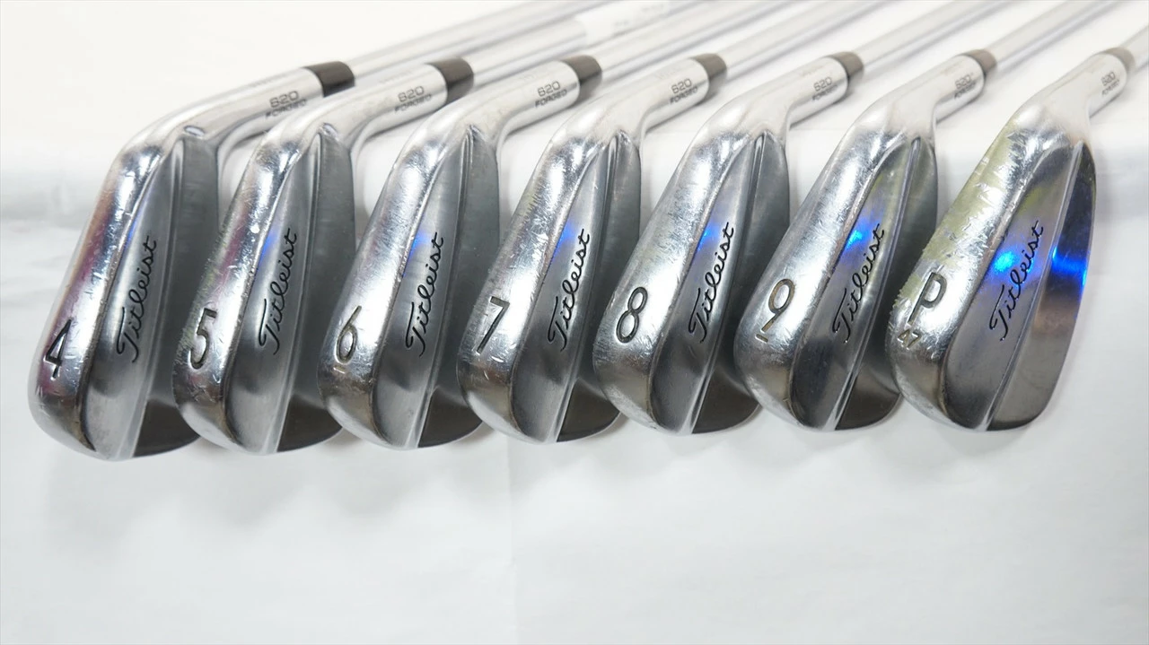 Titleist 620 Mb Iron Set 4-Pw Extra Stiff Flex Dyn Gold X100 Steel 0971531 Good