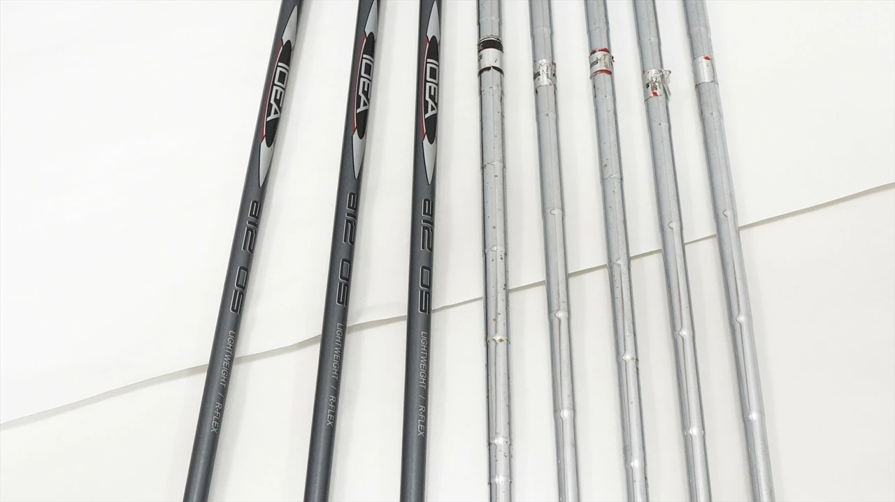 Adams Idea A12 Os Iron Set 4-6H, 7-Pw Regular Flex Steel Plus 1" 0976555 Good - Image 2