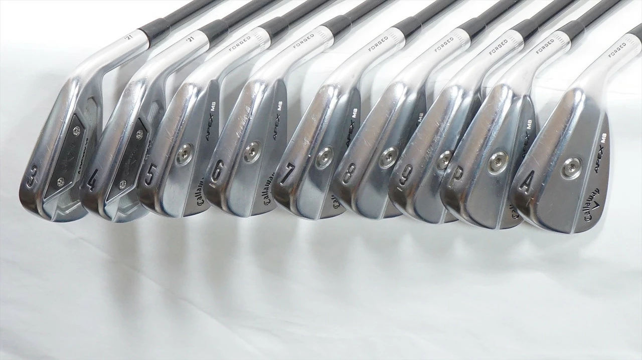 Callaway Apex Mb 2021/X Forged Cb 2021 Iron Set 3-Pw, Aw Extra Stiff 0979807