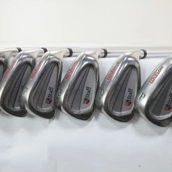 Wilson Robert Mendralla Signature Iron Set 4-Pw, Gw Stiff Steel 0984137 Good