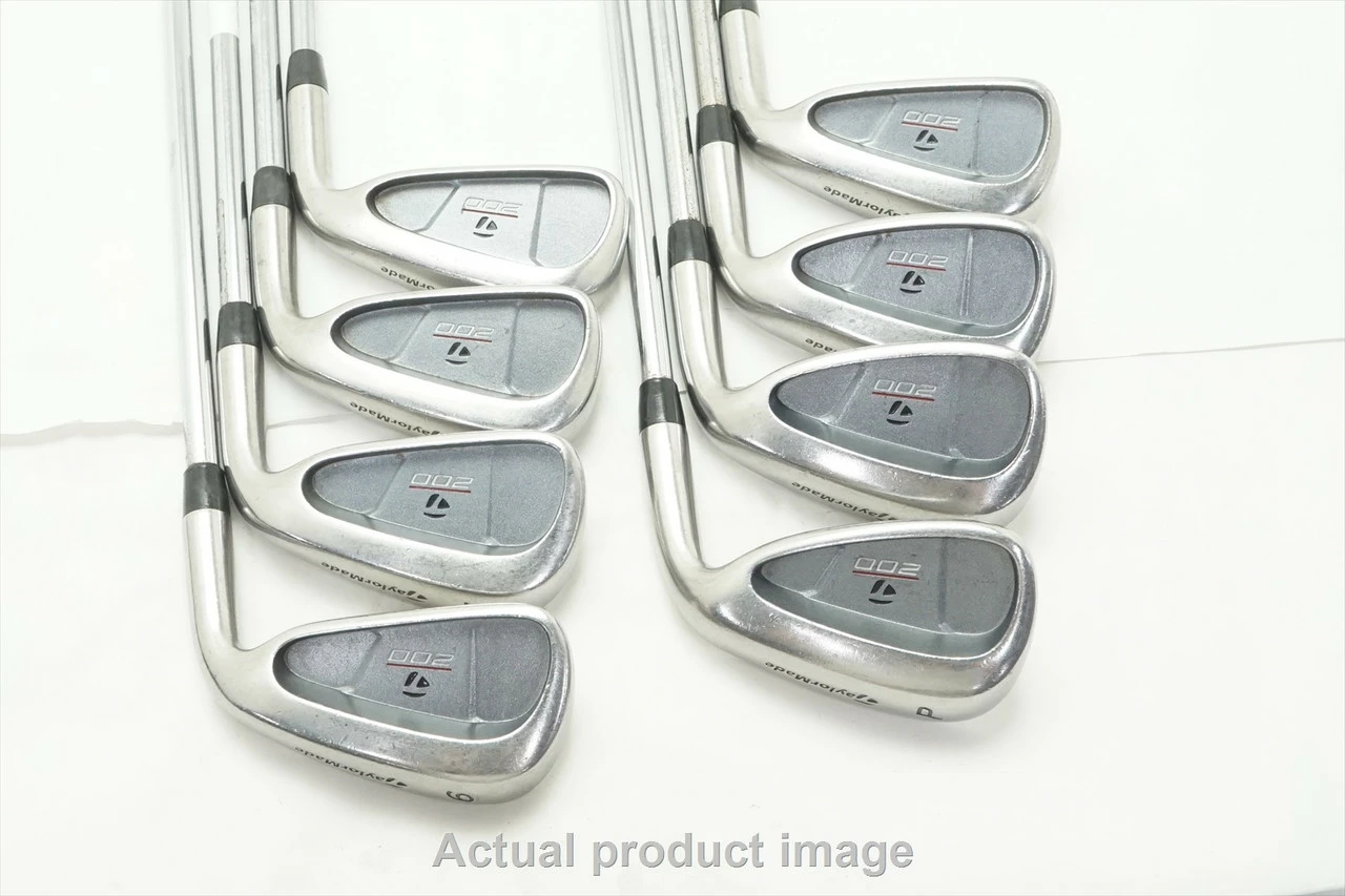 Taylormade 200 Steel Iron Set 3-Pw Senior Flex Steel 0988048 Good - Image 4