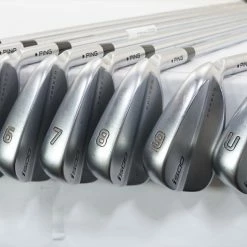 Ping I500 Black Dot Iron Set 3-Pw, Uw Stiff Dynamic Gold 105 Steel 0988594 Mint