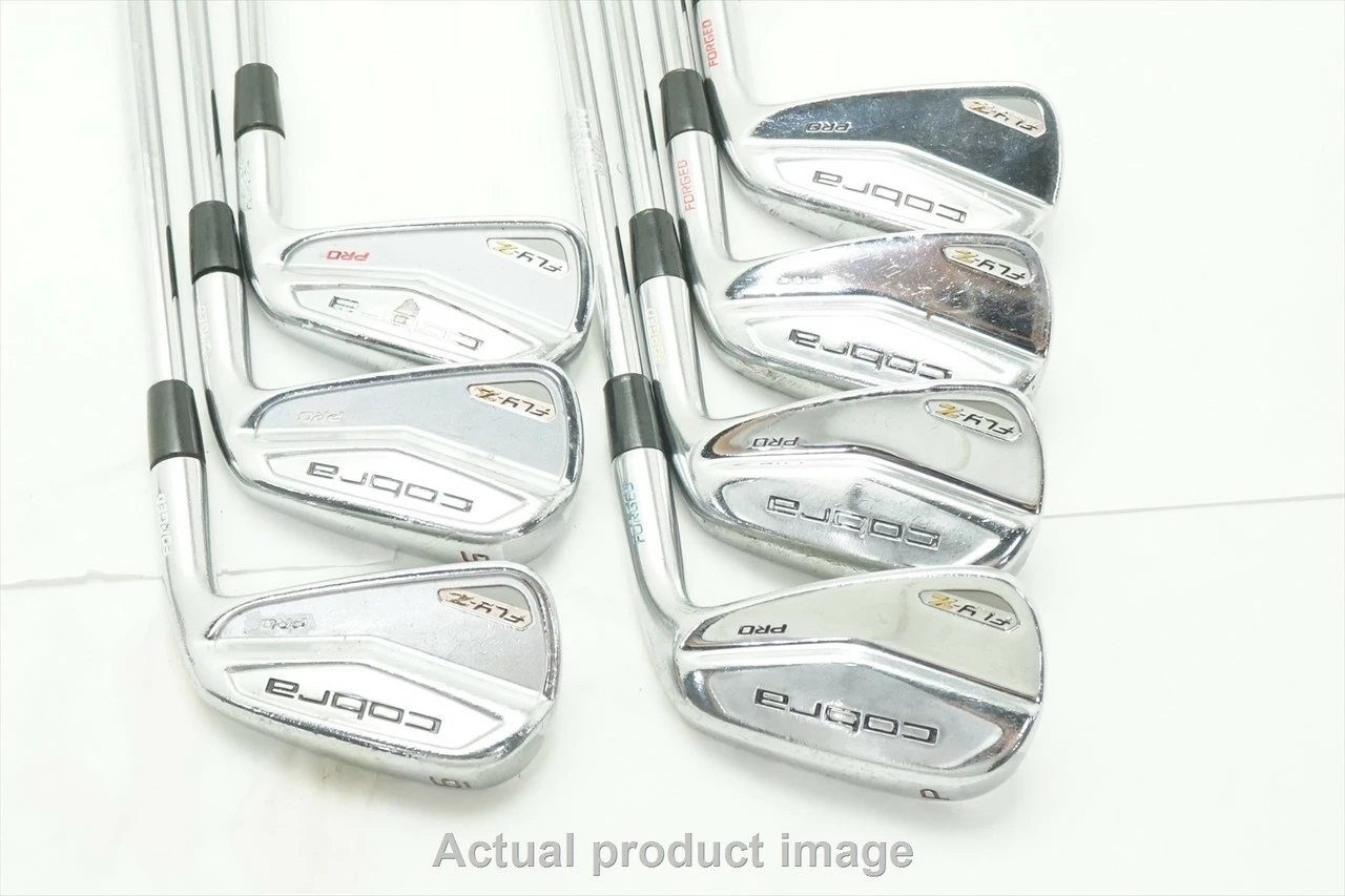 Cobra Fly-Z Pro Iron Set 4-Pw Stiff Flex Dynamic Gold Steel 0990355 Good - Image 4