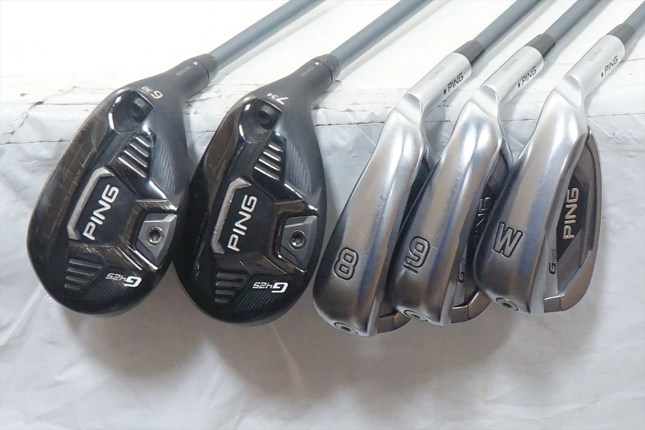 Ping G425 Combo Black Dot Iron Set 6-7H 8-Pw Senior Alta Cb 0991074 Good