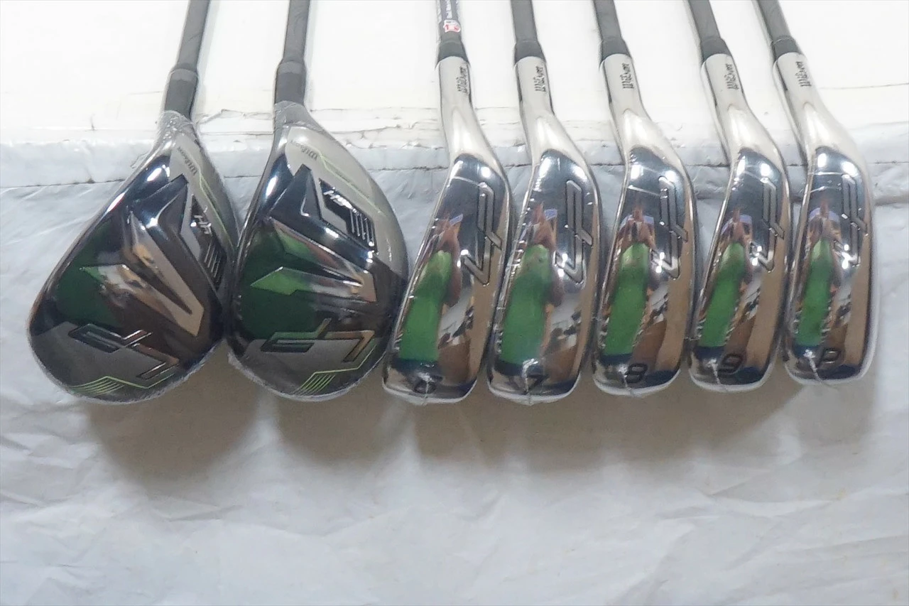 New Wilson Launch Pad 2 Iron Set 4-5H 6-Pw Senior Even Flow Plus 1.5" 0992657