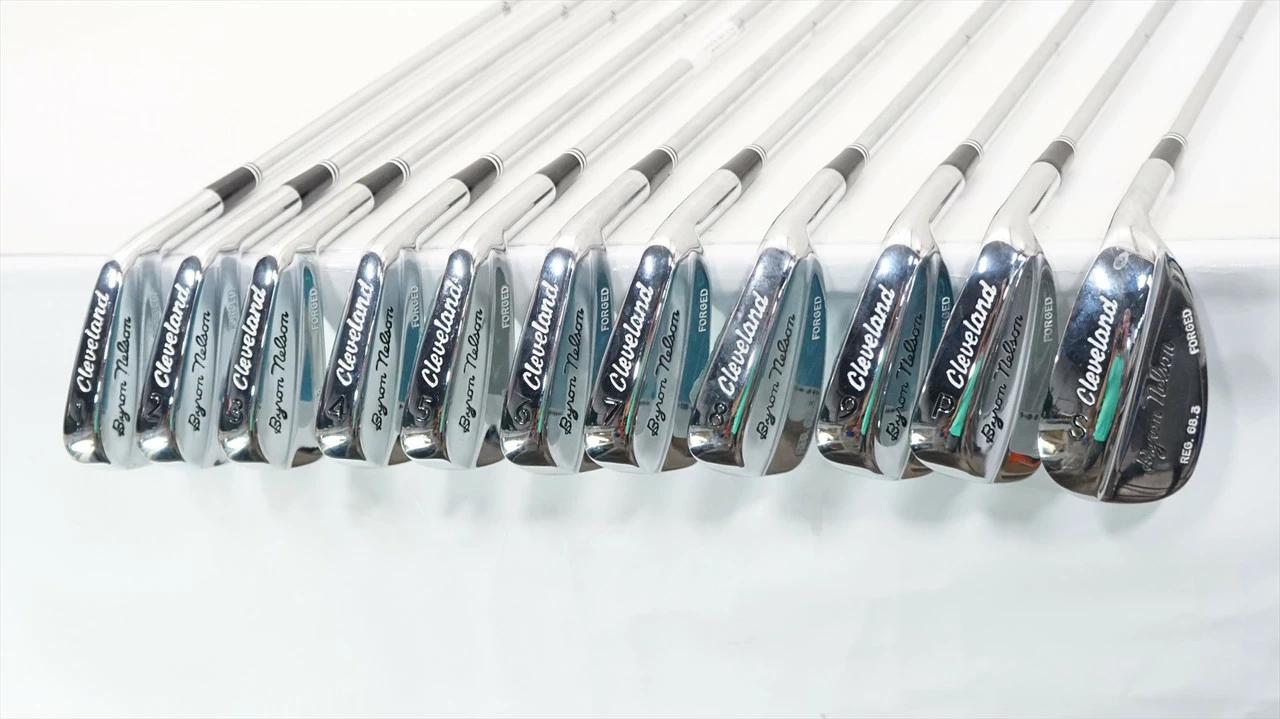 Cleveland Byron Nelson Iron Set 1-Pw, Sw Stiff Flex Dynamic Gold 0993451 Mint