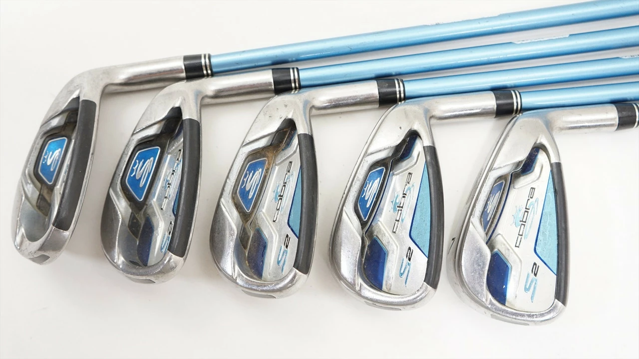 Cobra S2 Iron Set 7-Pw, Sw Ladies Flex Aldila Dvs-2 Graphite 0994725 Fair - Image 4