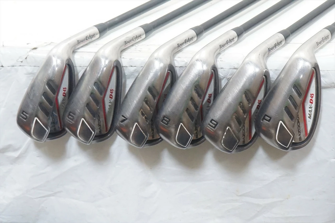 Tour Edge Bazooka Max-D45 Iron Set 5-Pw Regular Ust Mamiya Graphite 0997616