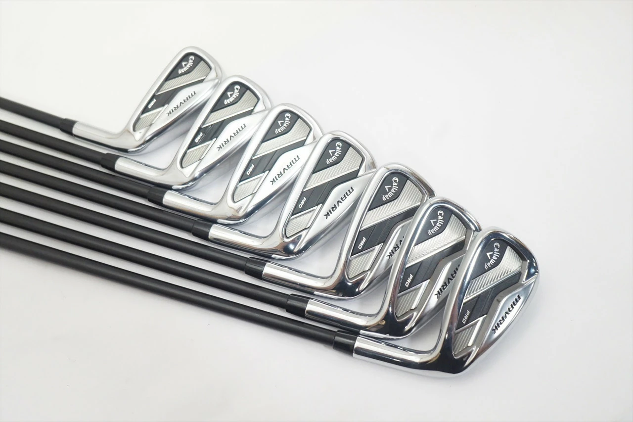 Callaway Mavrik Pro Iron Set 4-Pw Regular Flex Kbs Tgi 90 Graphite 1001073 Mint - Image 4