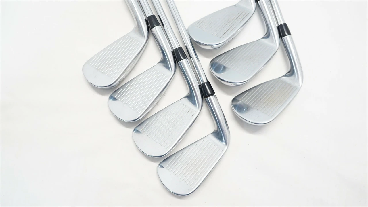Titleist Ap3 718 Iron Set 4-Pw Stiff Flex Amt Black Steel 1003070 Good - Image 4
