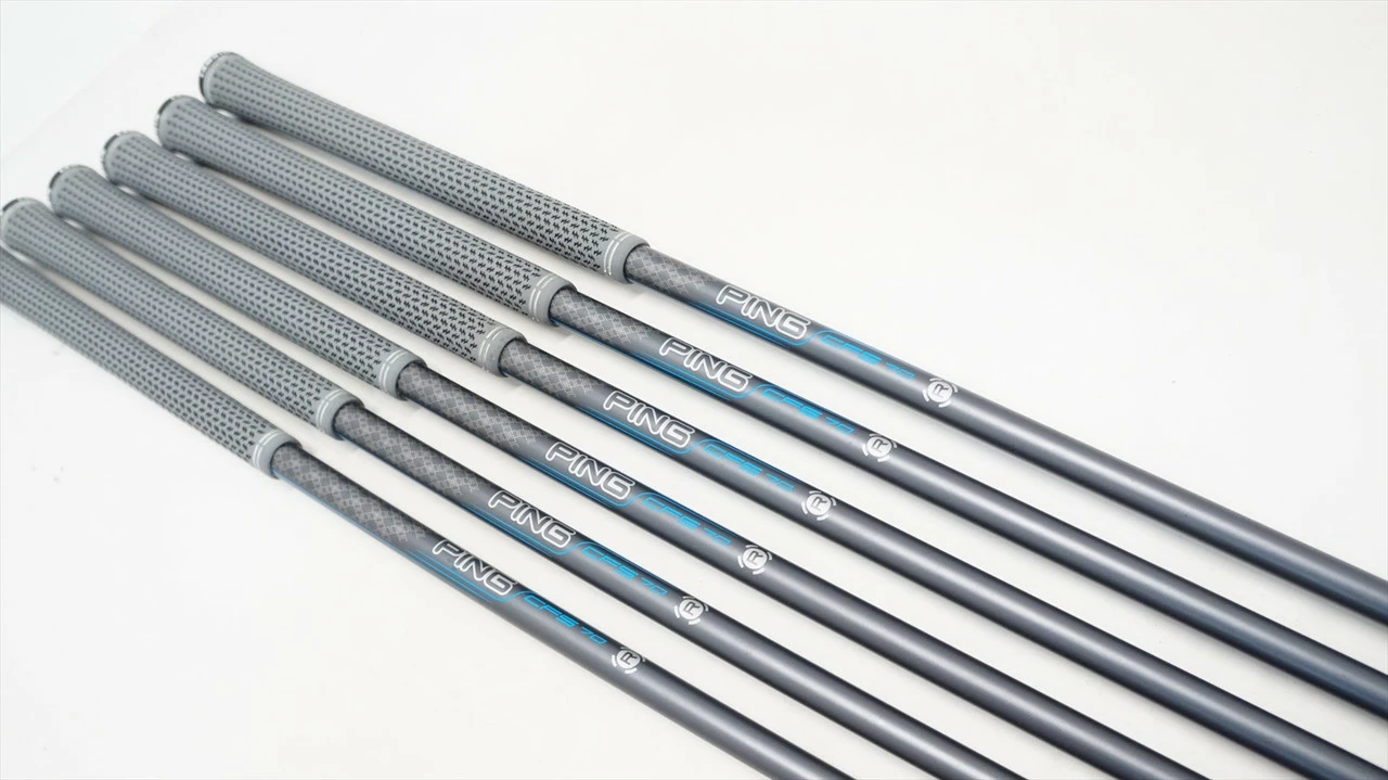 Ping G Yellow Dot Iron Set 6-Pw, Uw Regular Flex Cfs 70 Graphite 1003088 Good - Image 2