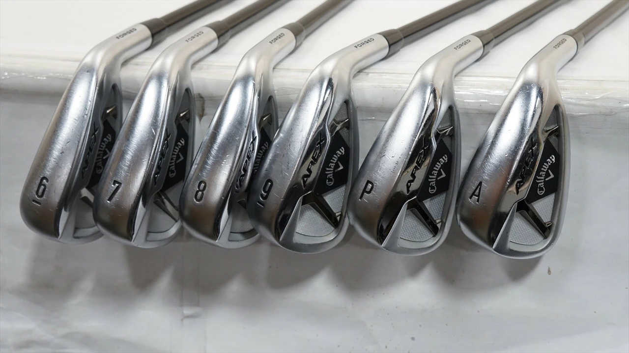 Callaway Apex 21 Iron Set 6-Pw, Aw Regular Flex Mmt 85 Graphite 1007297 Good