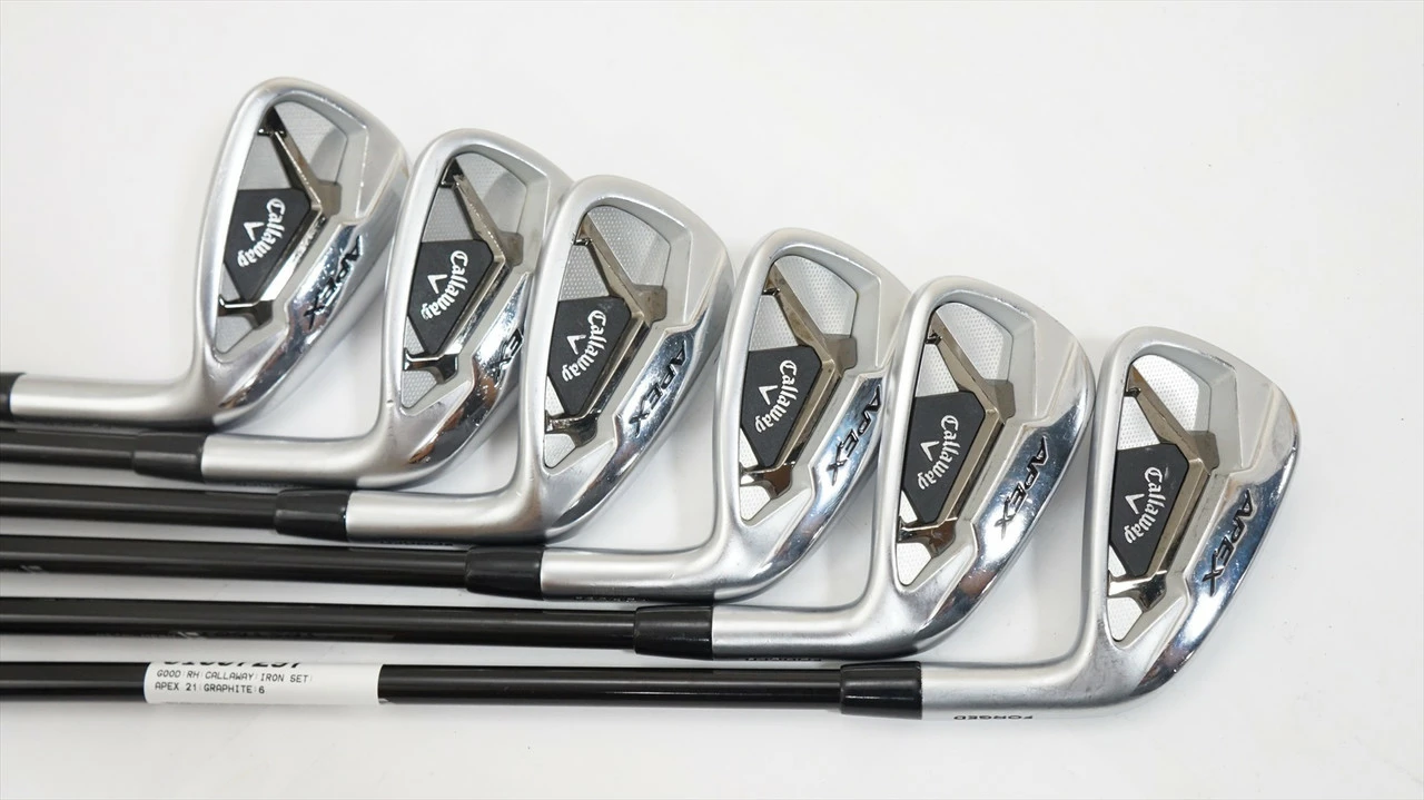 Callaway Apex 21 Iron Set 6-Pw, Aw Regular Flex Mmt 85 Graphite 1007297 Good - Image 3