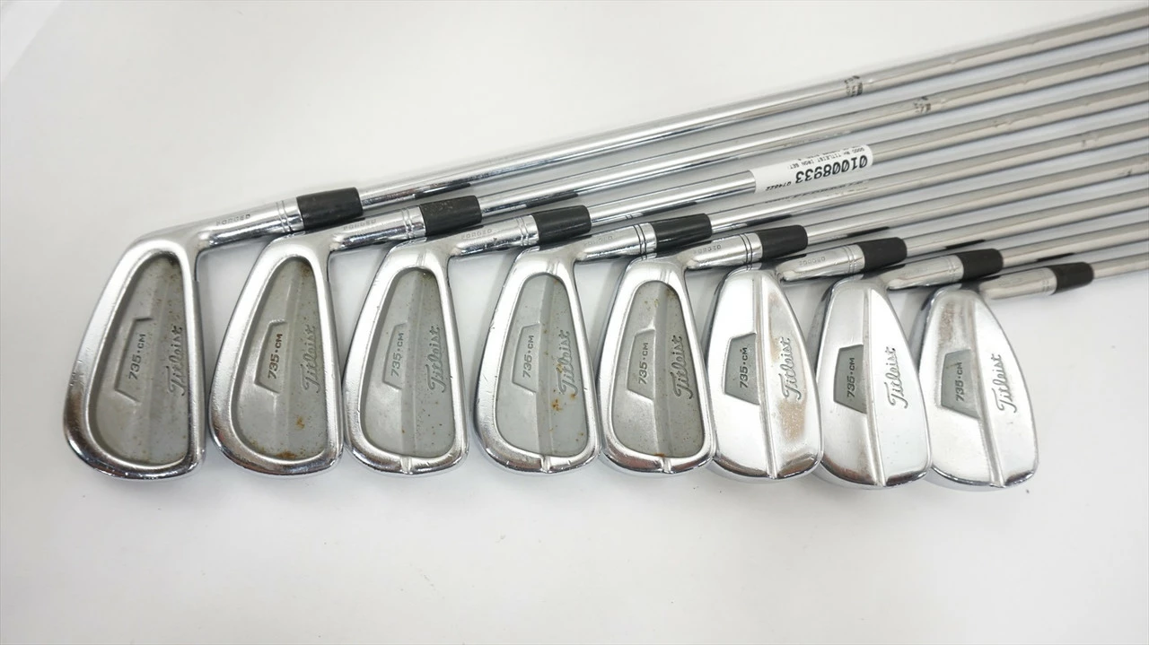 Titleist 735.Cm Chrome Iron Set 3-Pw Stiff Flex Dynamic Gold Steel 1008933 Fair - Image 3