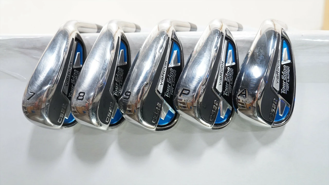 Tour Edge Hot Launch C522 Iron Set 7-Pw, Aw Senior Fubuki Hl 55 1012158 Mint