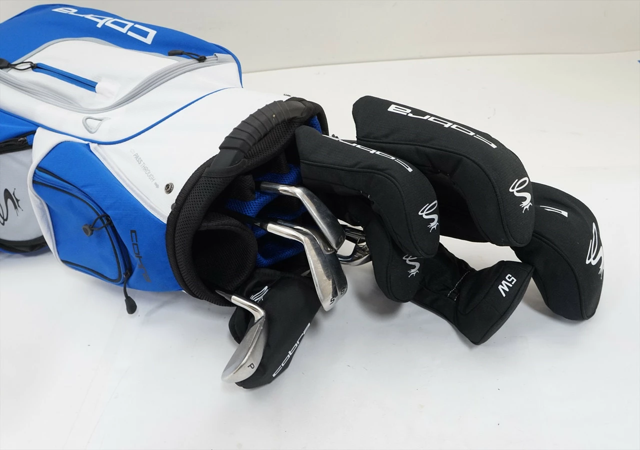 Cobra F-Max Iron Set 1,3,5W 4-5H 6-Pw, Sw Putter Senior Flex 1015675 Mint