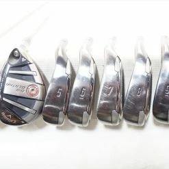 Callaway Big Bertha Os Combo Iron Set 3-4H 5-Pw Stiff Flex Steel 1016026 Good