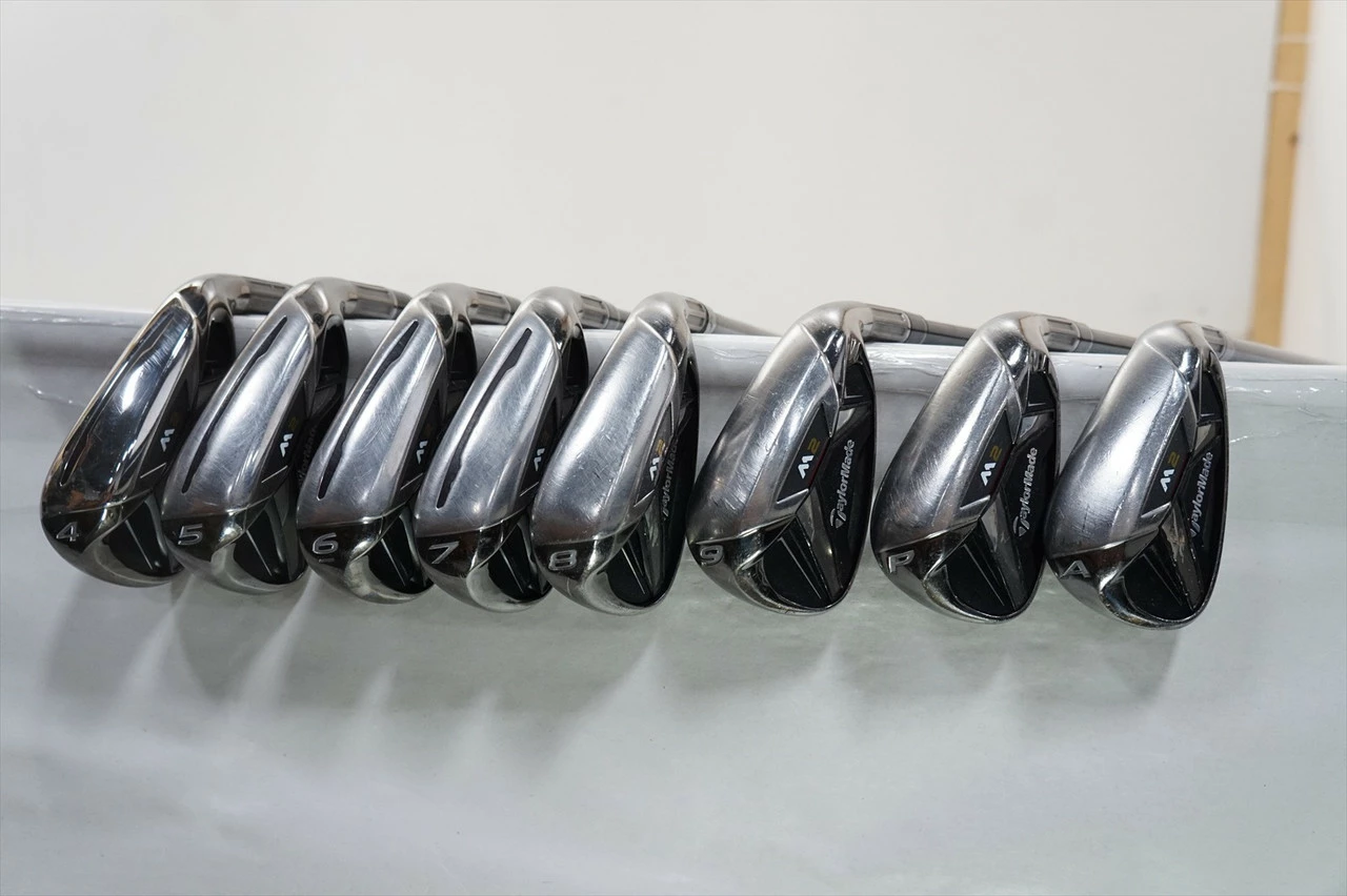Taylormade M2 Iron Set 4-Pw, Aw Regular Flex Reax 65 Graphite Plus 1.5" 1016027